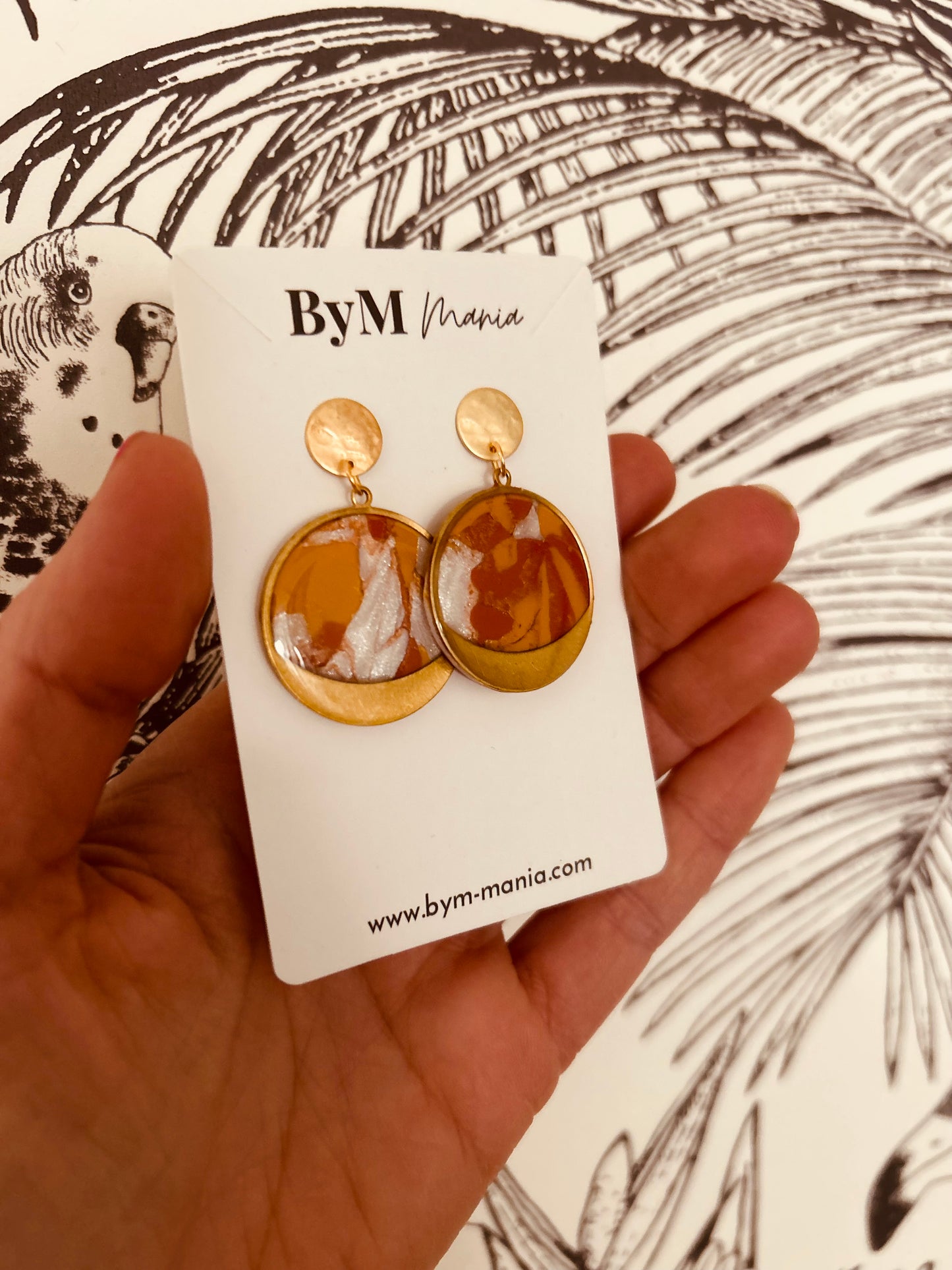 Boucles d'oreille Fox