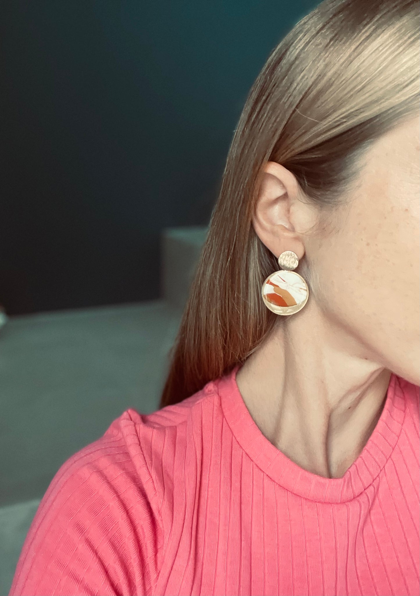 Boucles d'oreille Fox