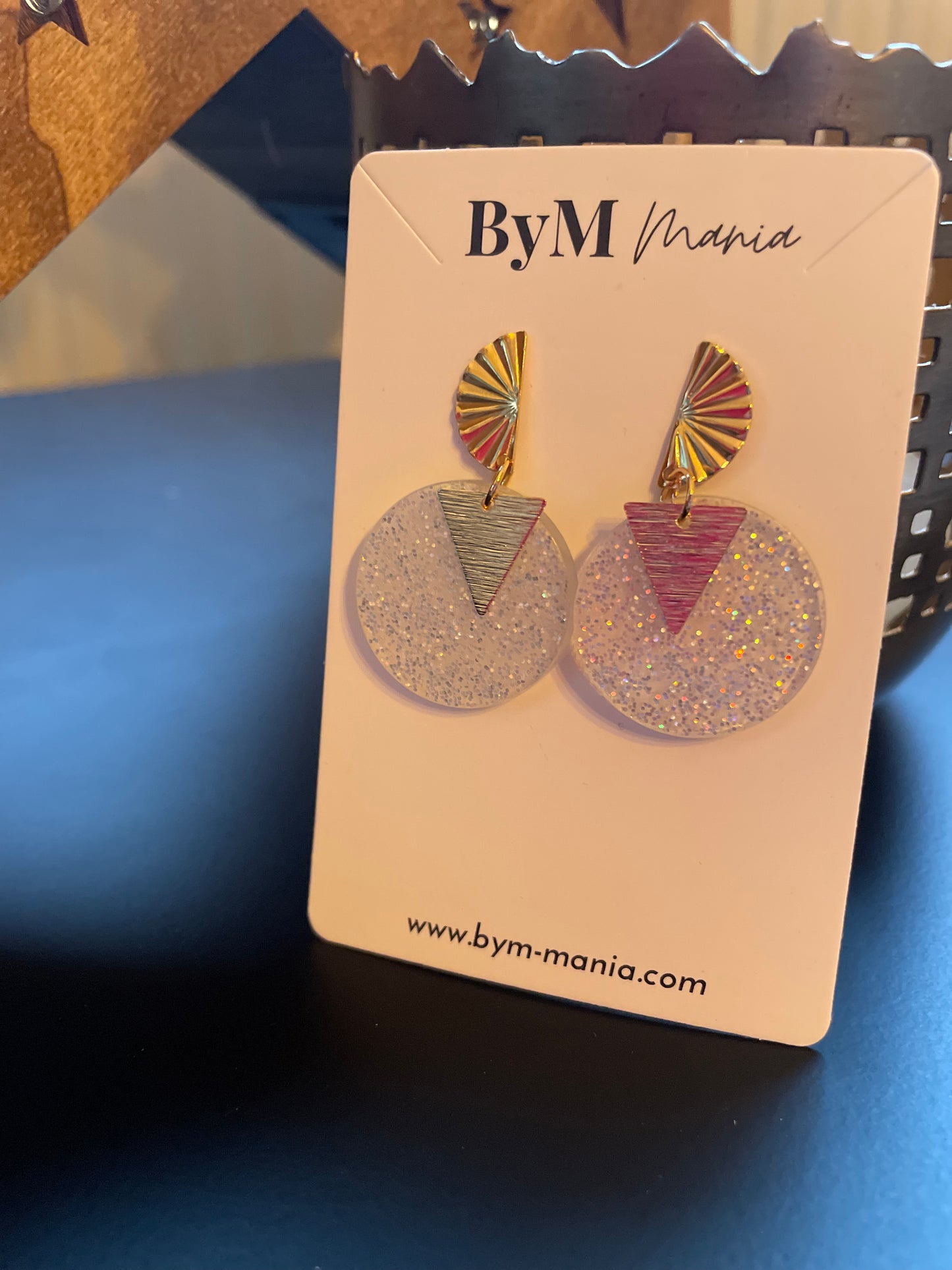 Boucles d’oreille LILI (argent et gold)