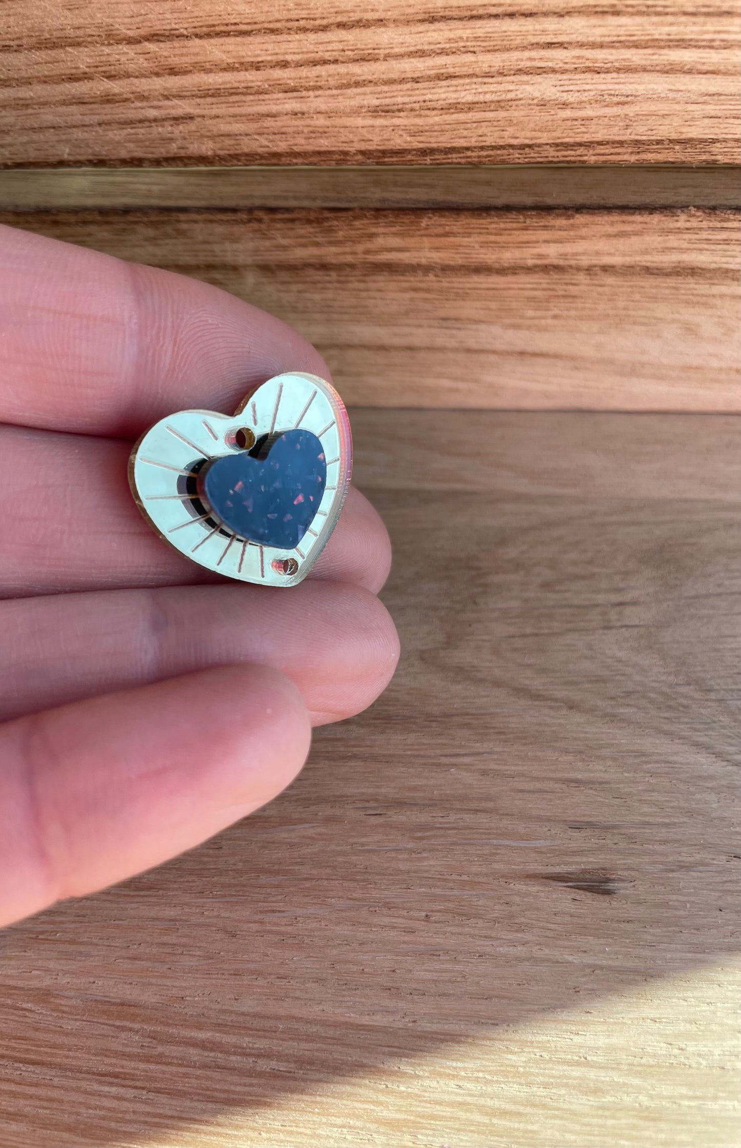Boucles d'oreille HEART OF GLASS