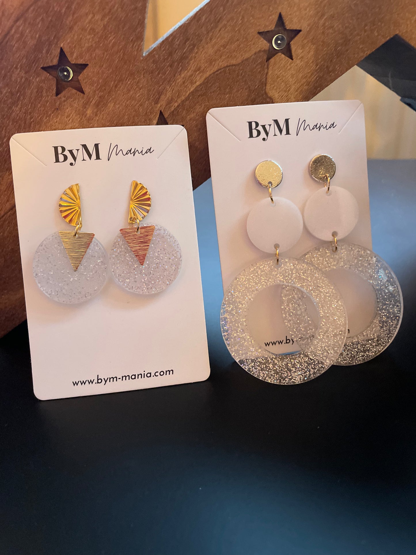 Boucles d’oreille LILI (argent et gold)