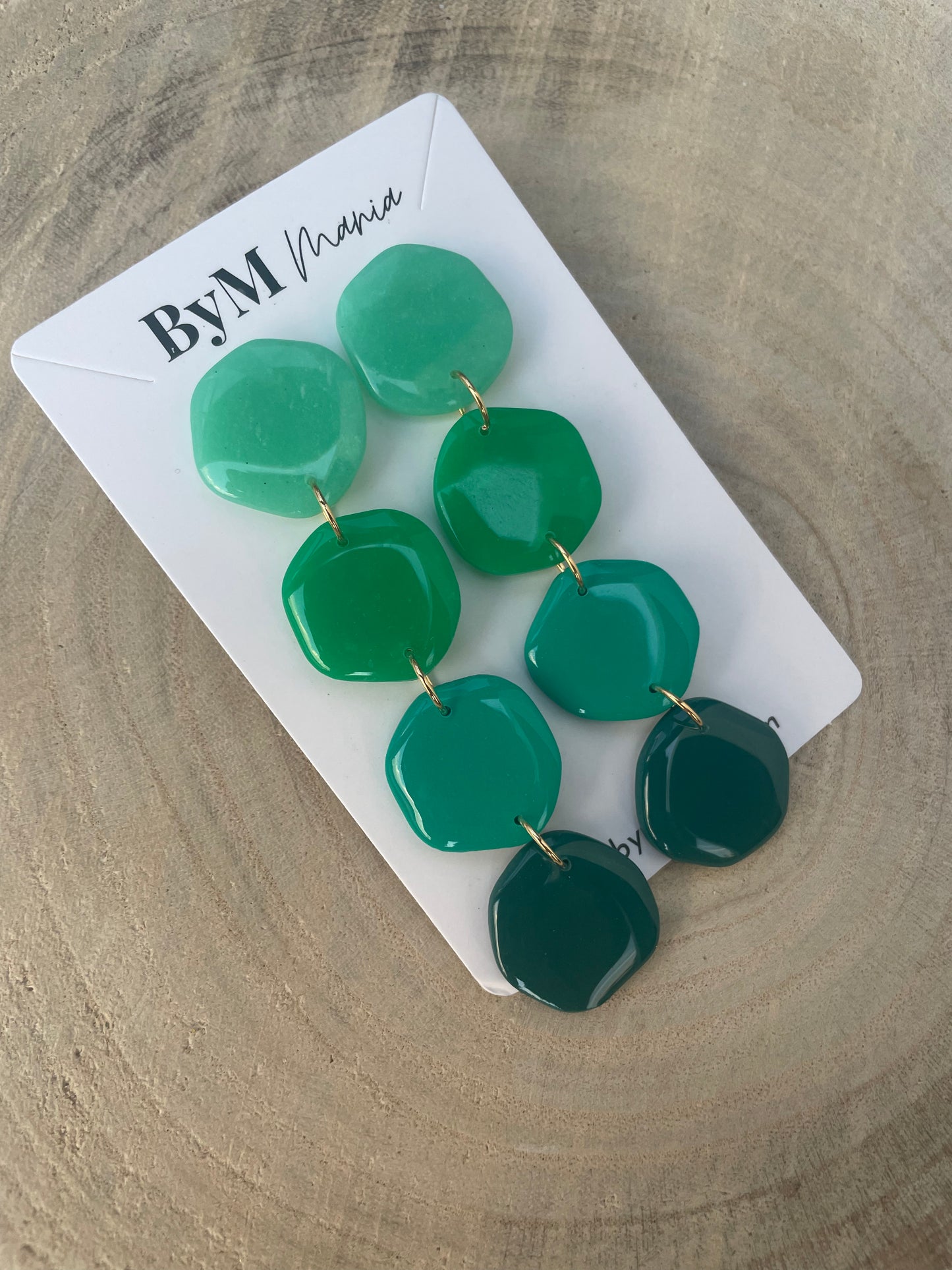 Boucles d’oreille Green Lady