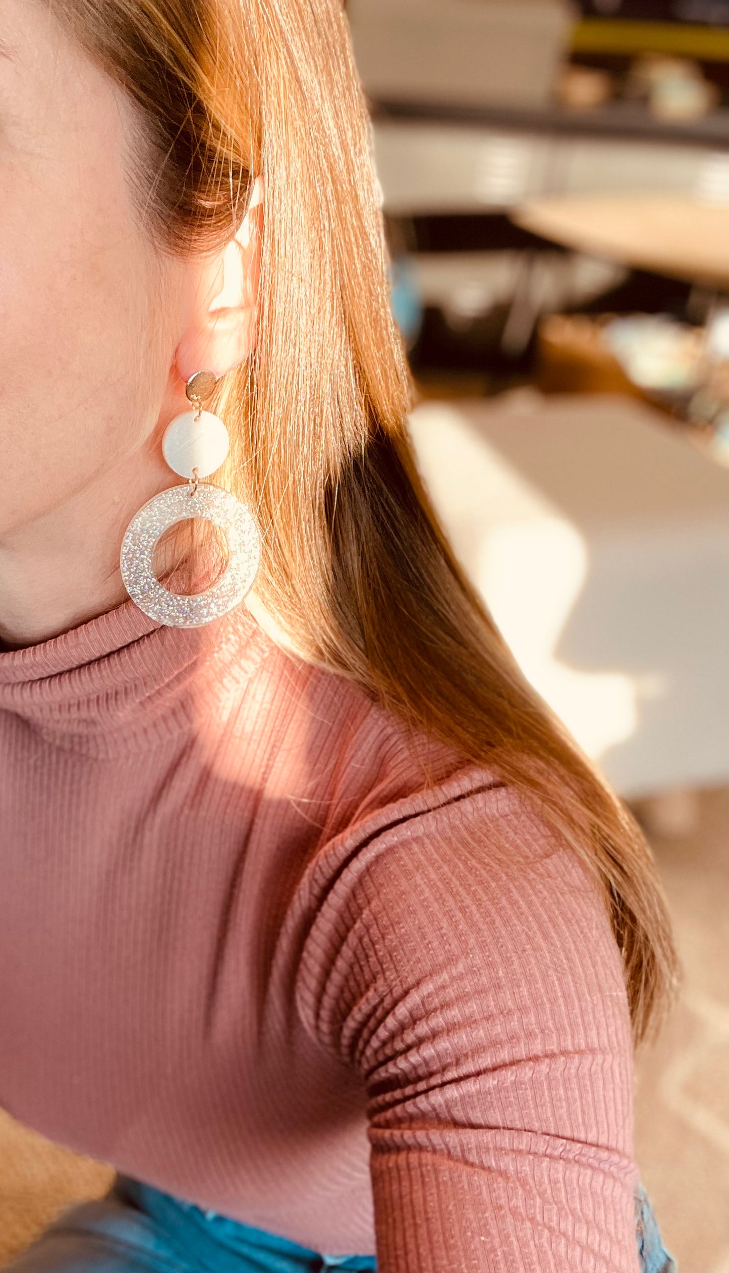 Boucles d’oreille LILI (argent et gold)
