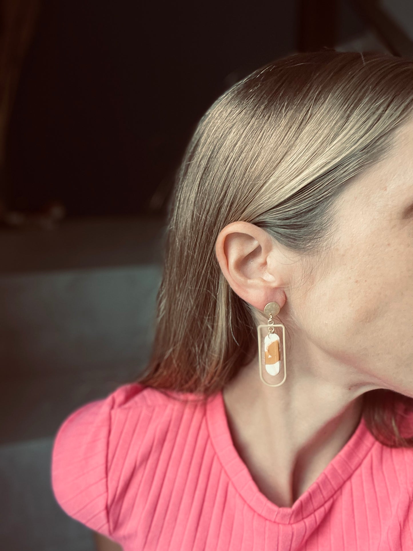 Boucles d'oreille Fox