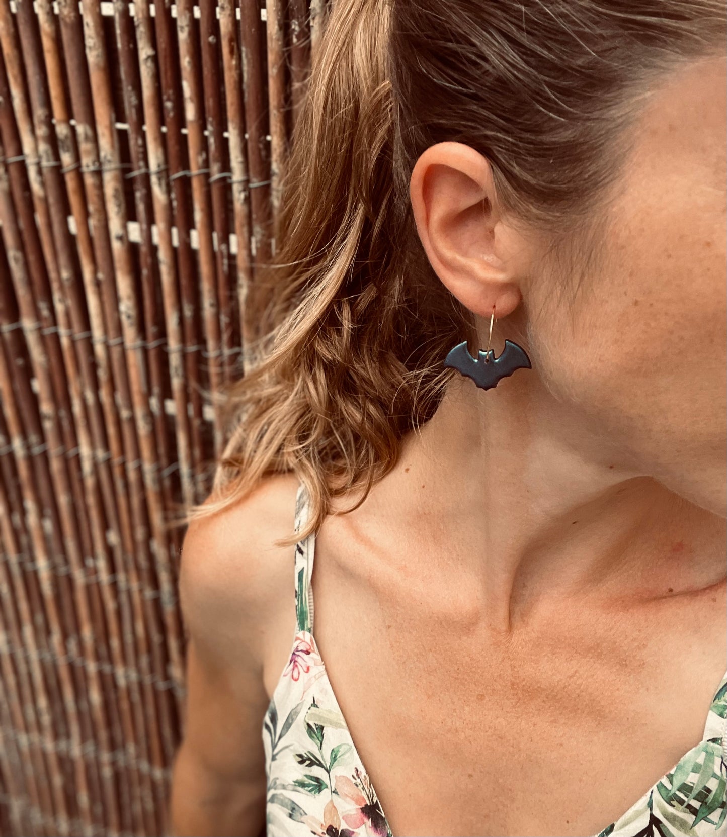Boucles d’oreille Batgirl