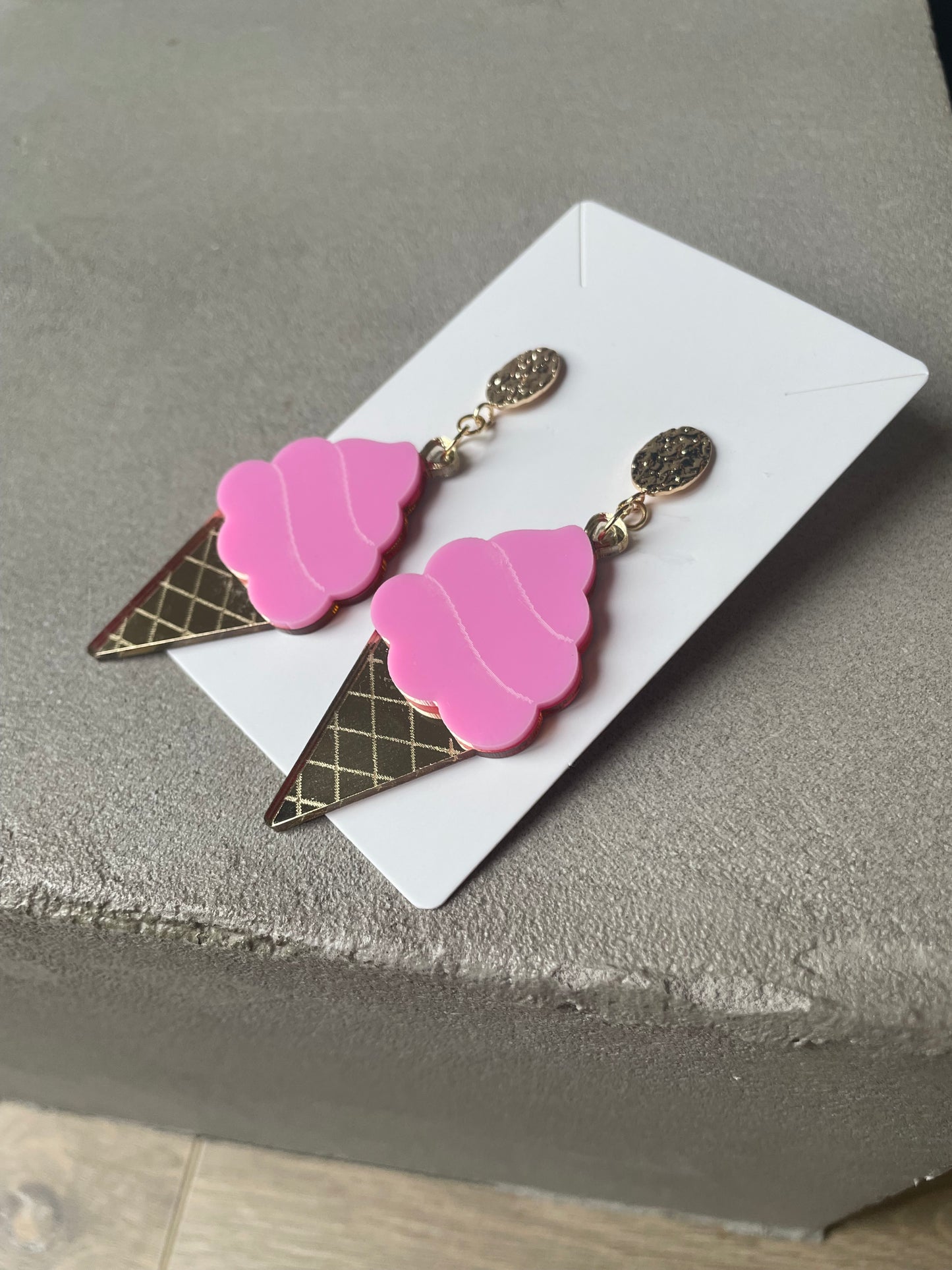 Boucles d'oreille PINK CREAM