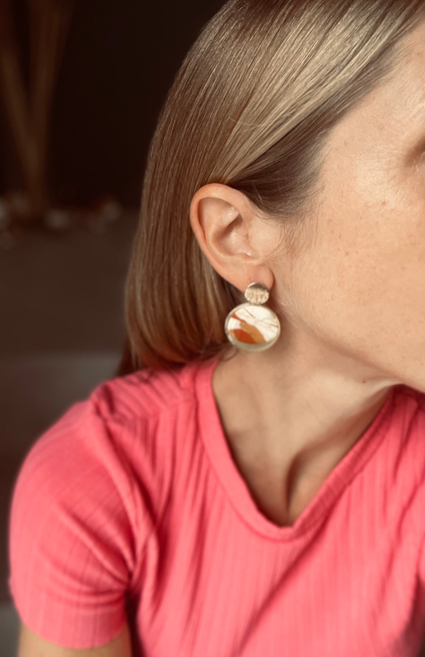 Boucles d'oreille Fox
