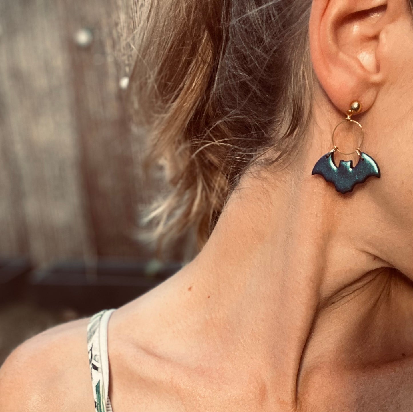 Boucles d’oreille Batgirl