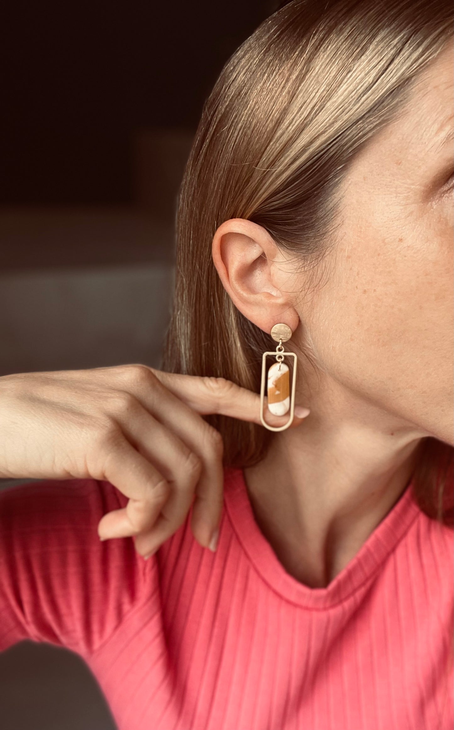 Boucles d'oreille Fox
