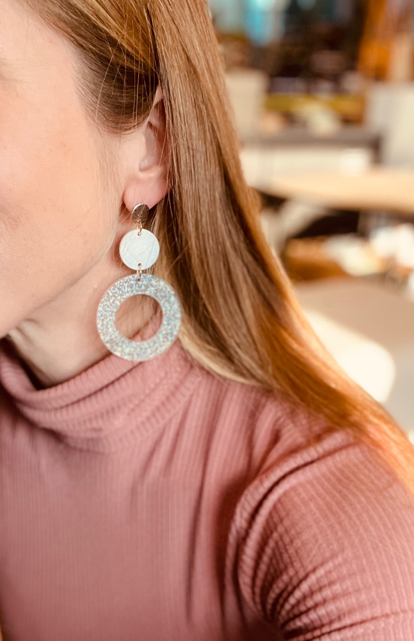 Boucles d’oreille LILI (argent et gold)