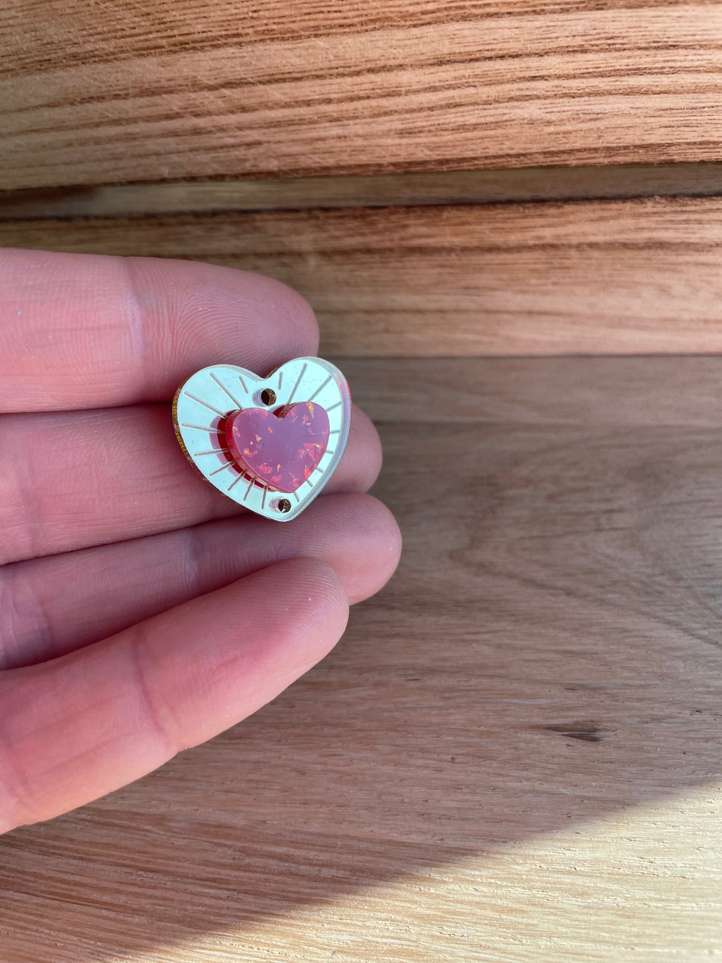 Boucles d'oreille HEART OF GLASS