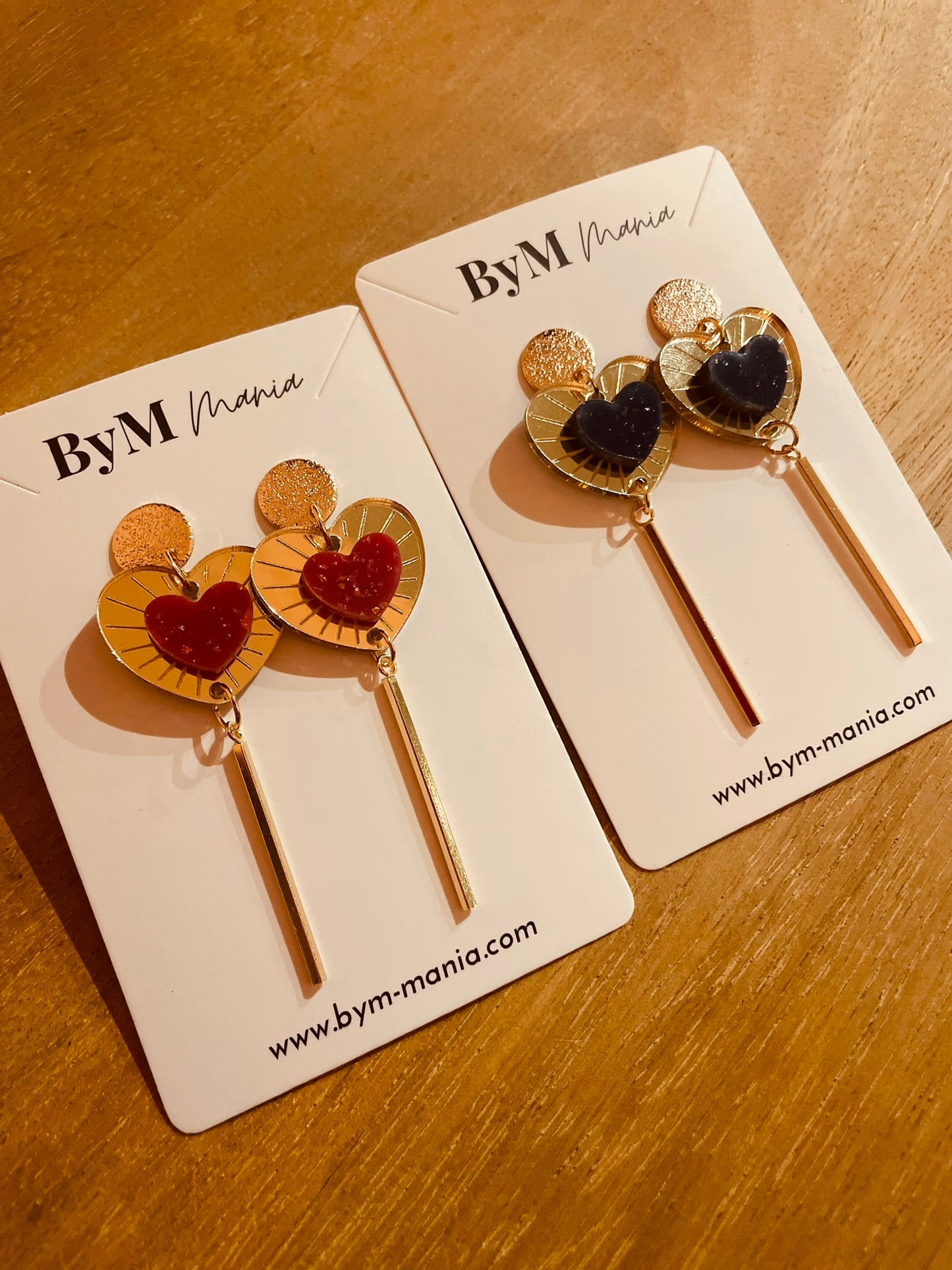 Boucles d'oreille HEART OF GLASS