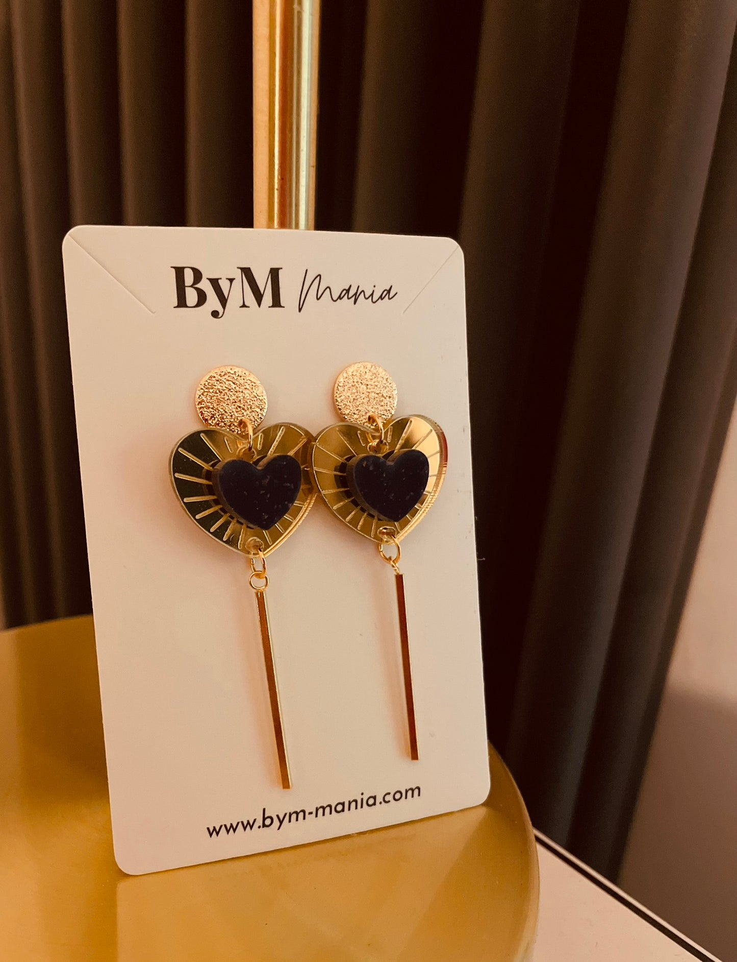 Boucles d'oreille HEART OF GLASS