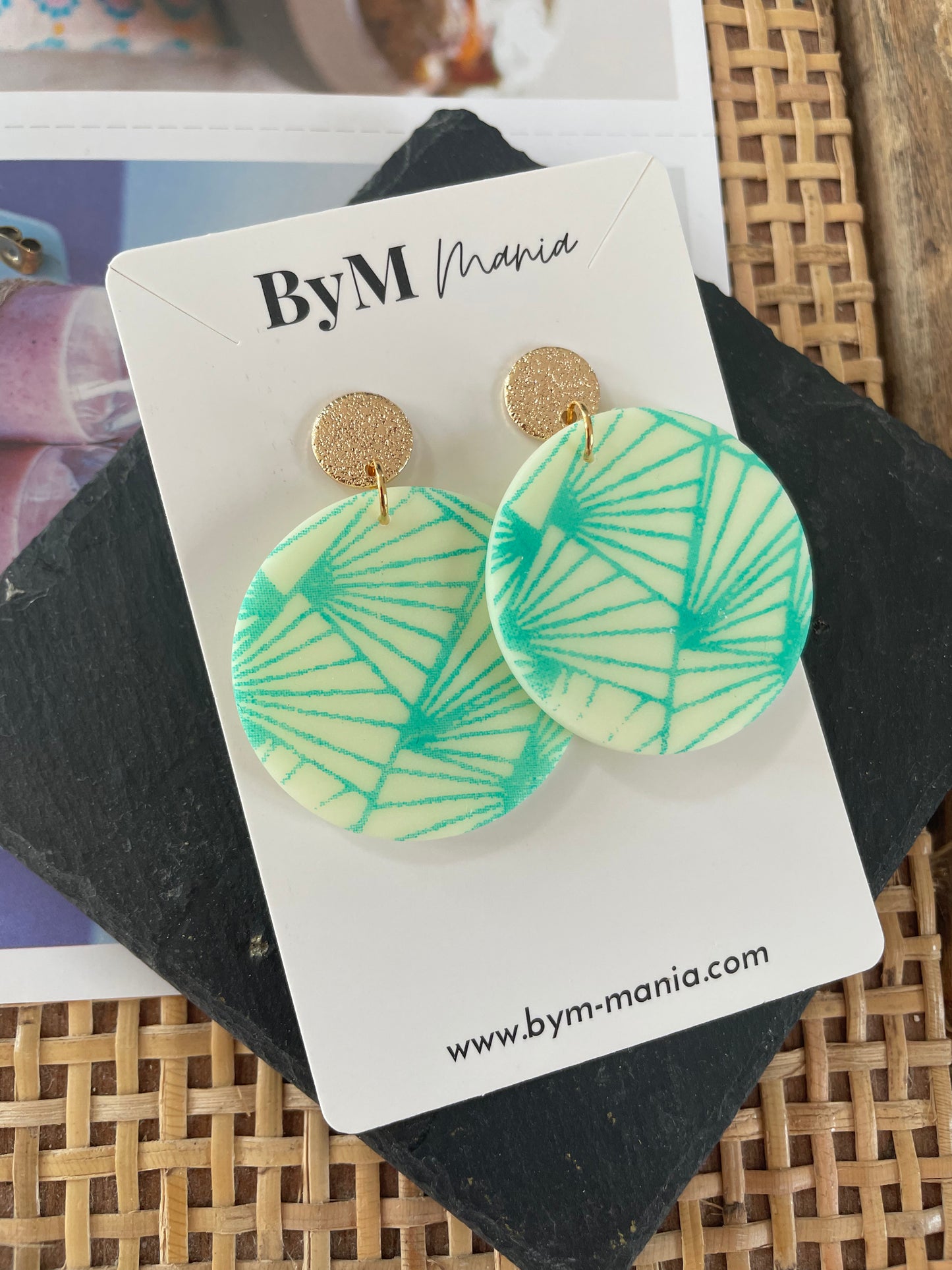 Boucles d'oreille Mint