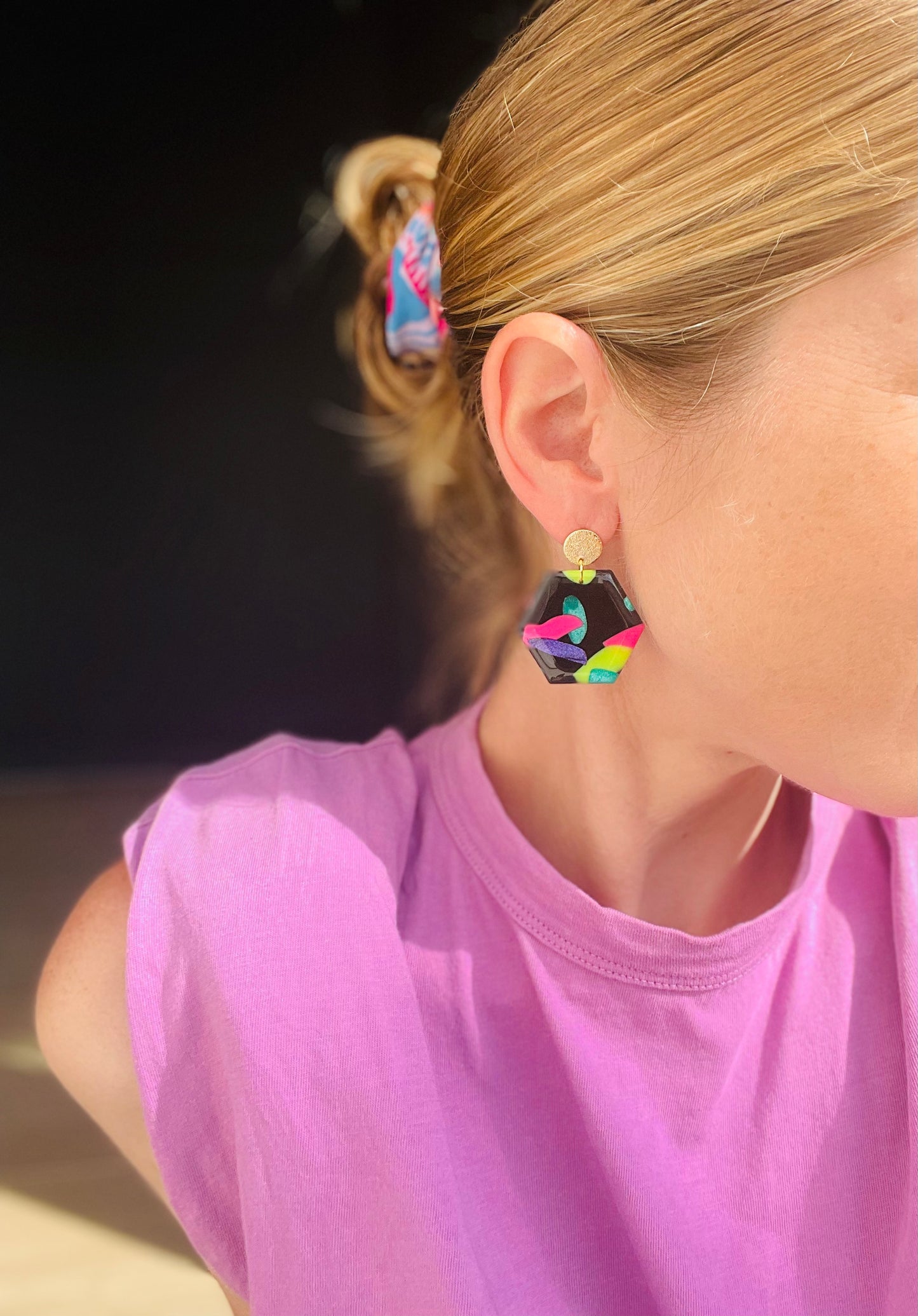 Boucles d’oreille Neon