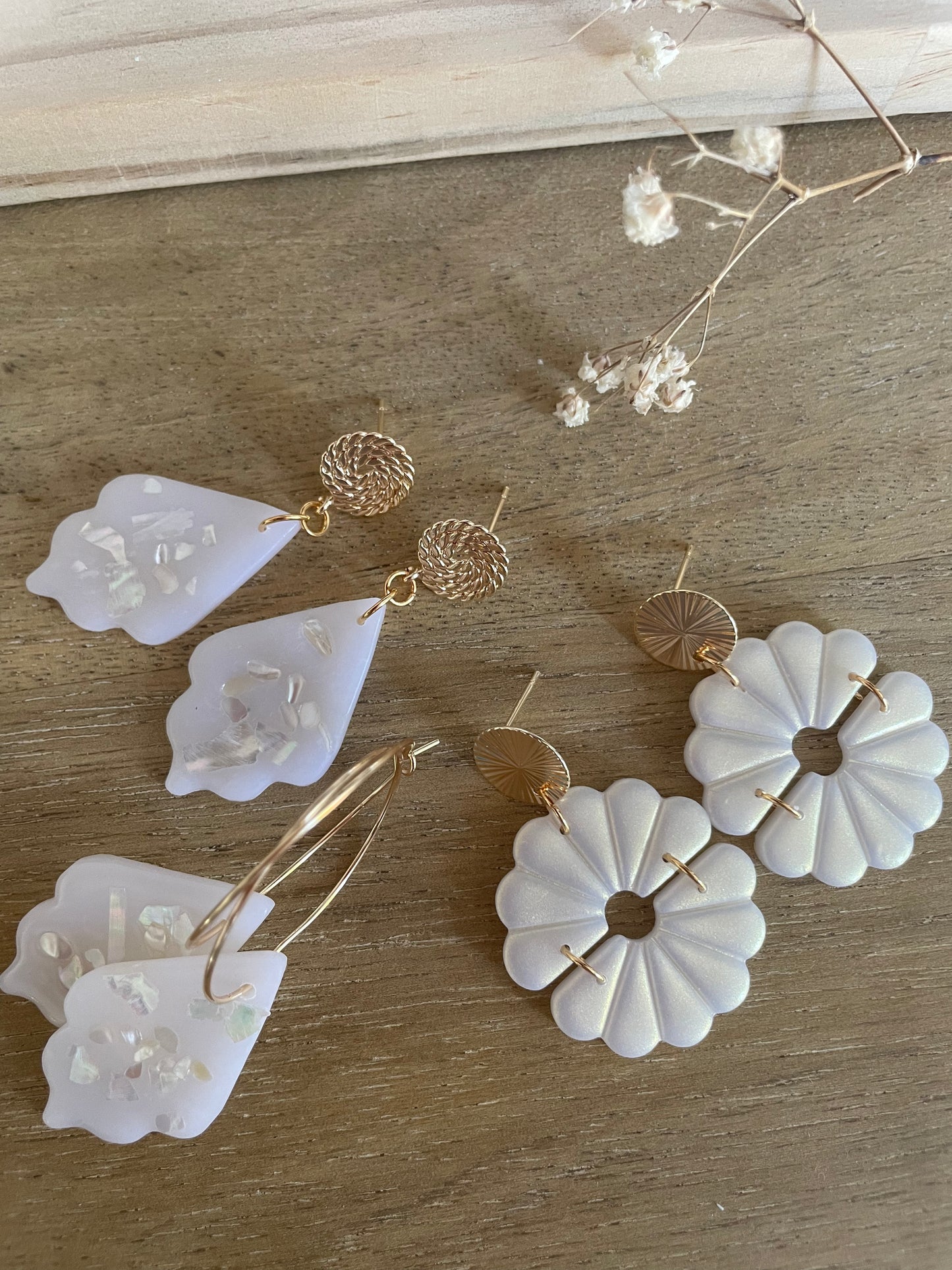 Boucles d'oreille Pearl