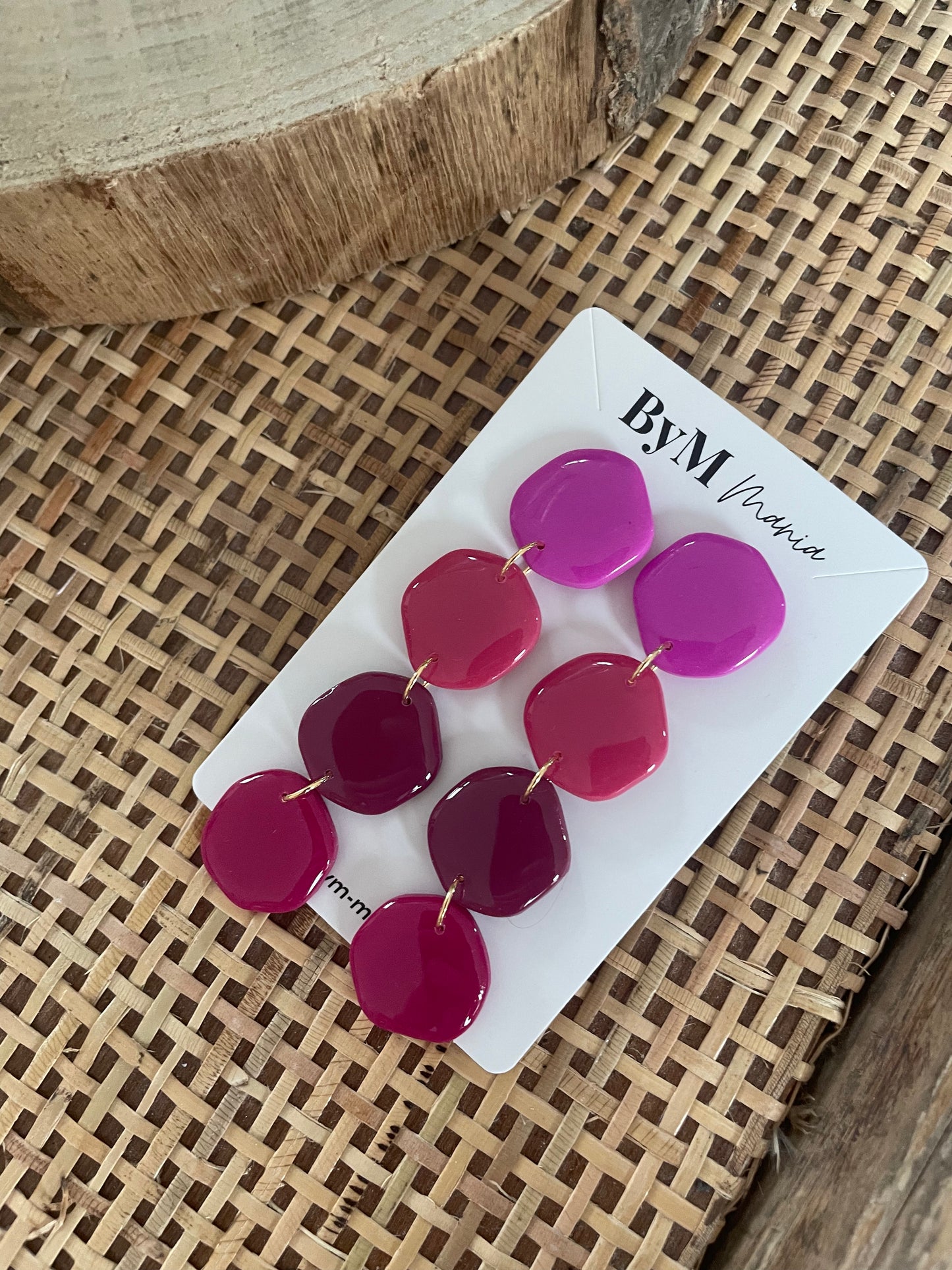 Boucles d’oreille Pink Lady
