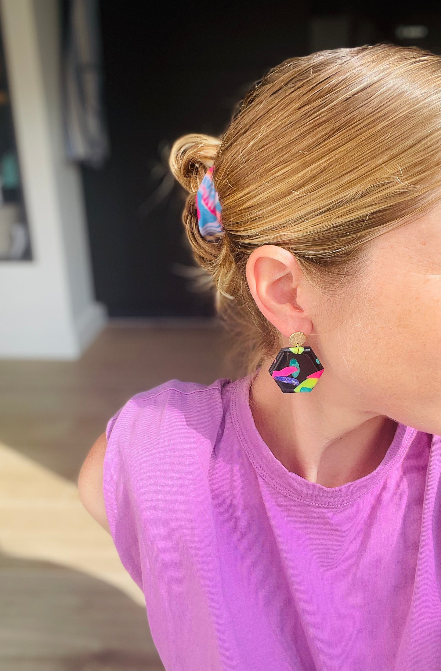 Boucles d’oreille Neon