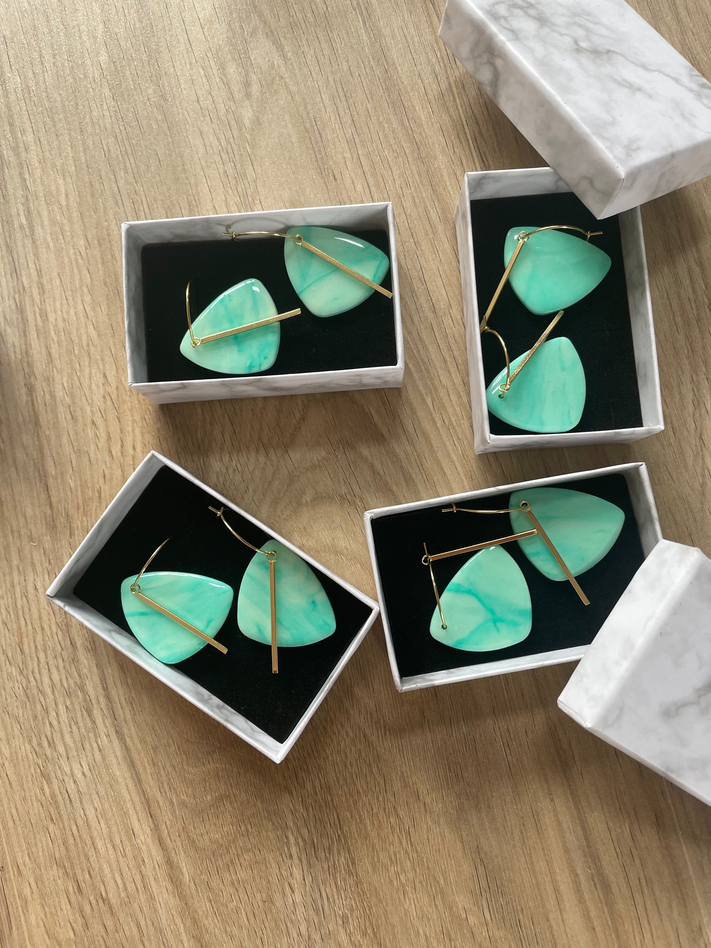 Boucles d'oreille Mint