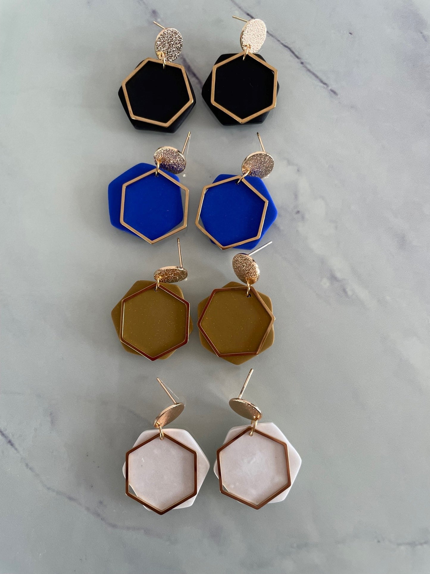 Boucles d'oreille TIME SQUARE