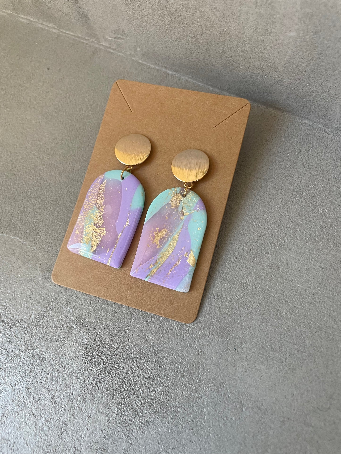 Boucles d'oreille PURPLE RAIN