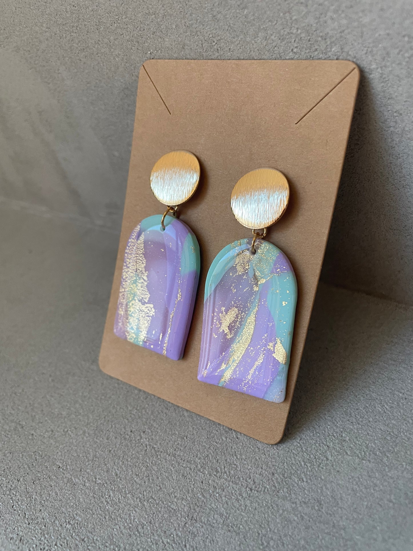 Boucles d'oreille PURPLE RAIN
