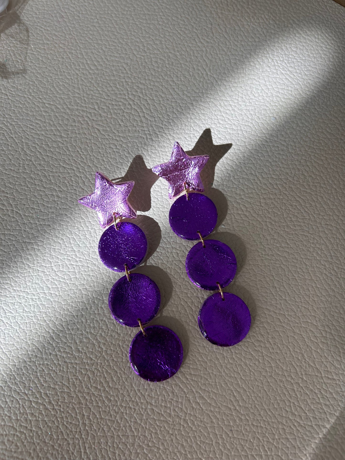 Boucles d’oreille DEEP PURPLE