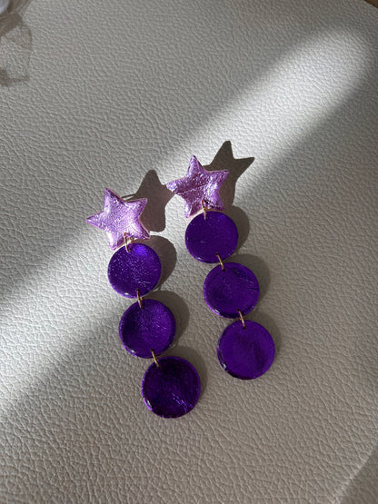 Boucles d’oreille DEEP PURPLE