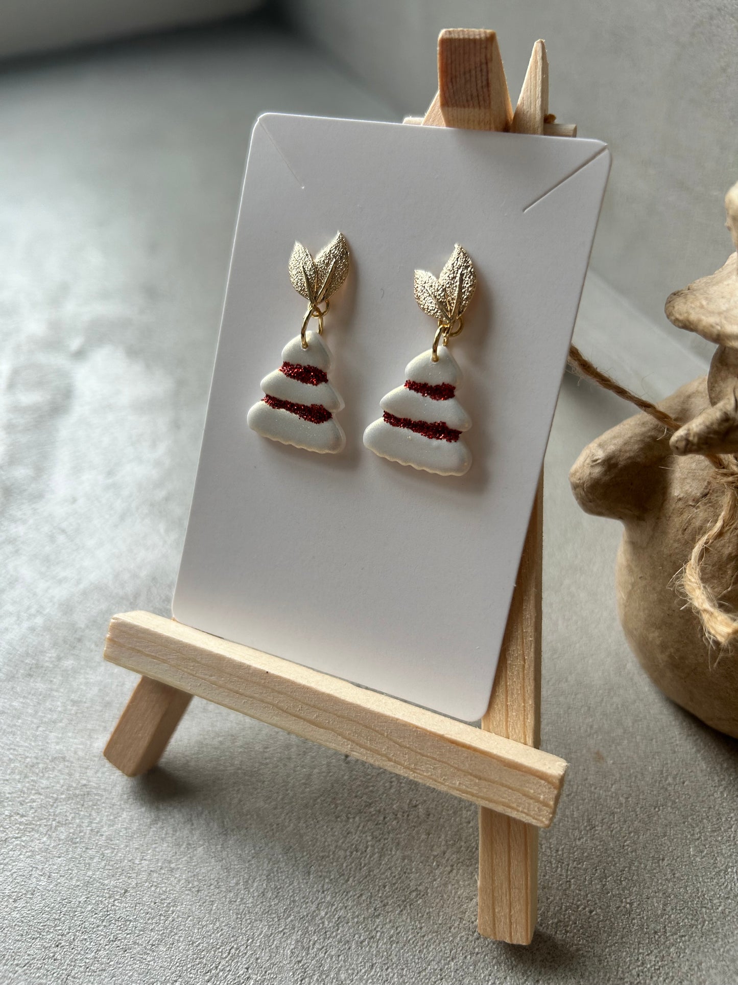 Boucles d’oreille Noël, GLITTER