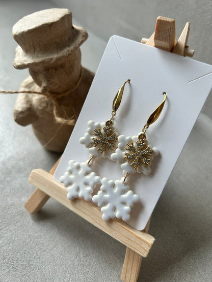 Boucles d’oreille Noël, SNOWSTAR