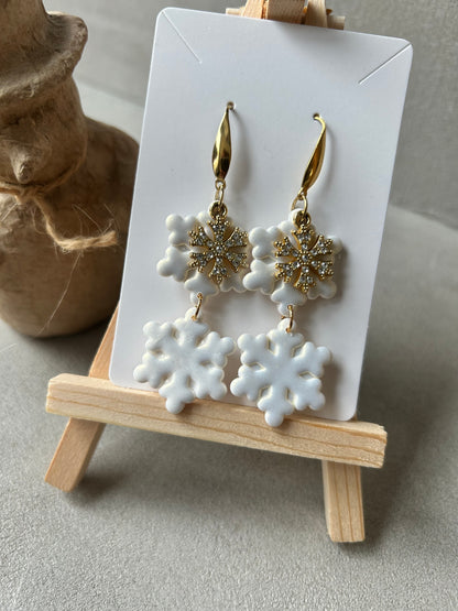 Boucles d’oreille Noël, SNOWSTAR