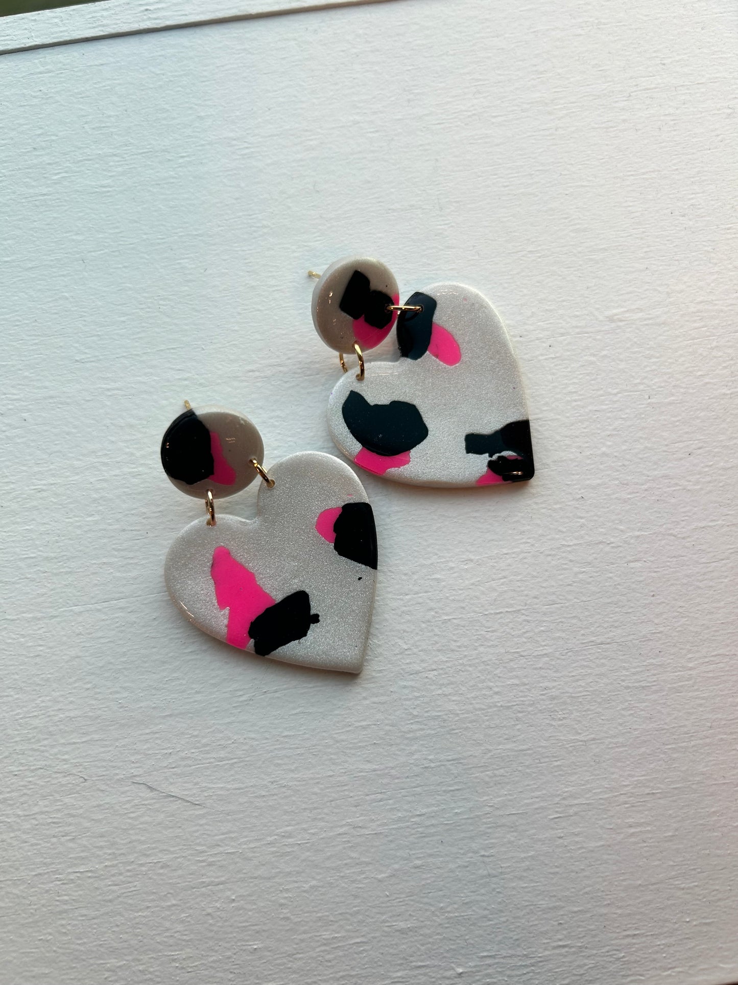 Boucles d’oreille PINK PANTHERE