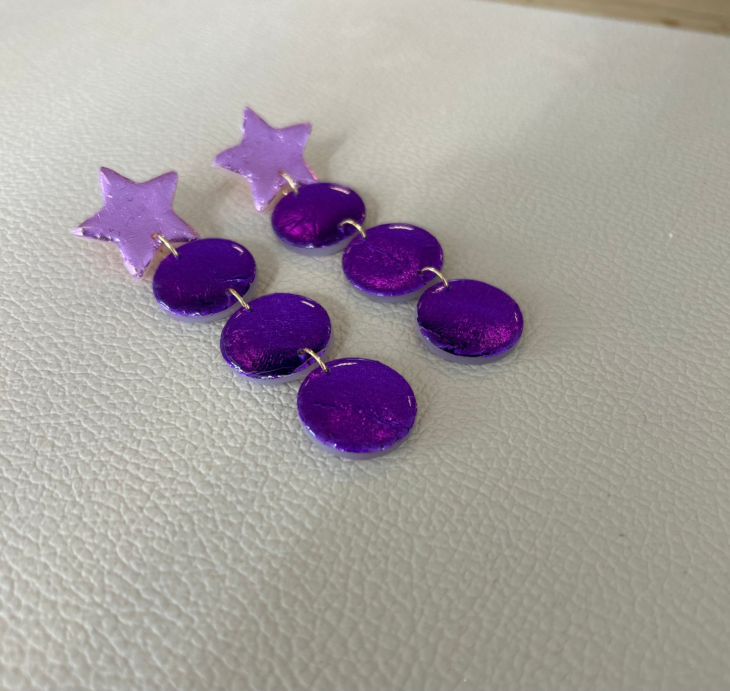 Boucles d’oreille DEEP PURPLE