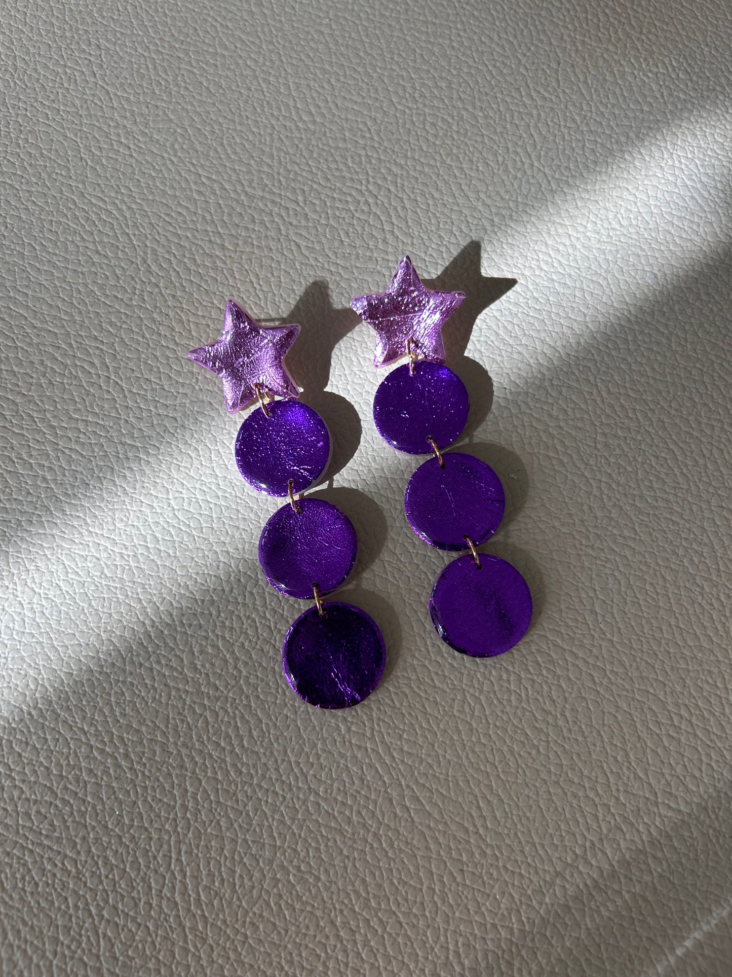 Boucles d’oreille DEEP PURPLE