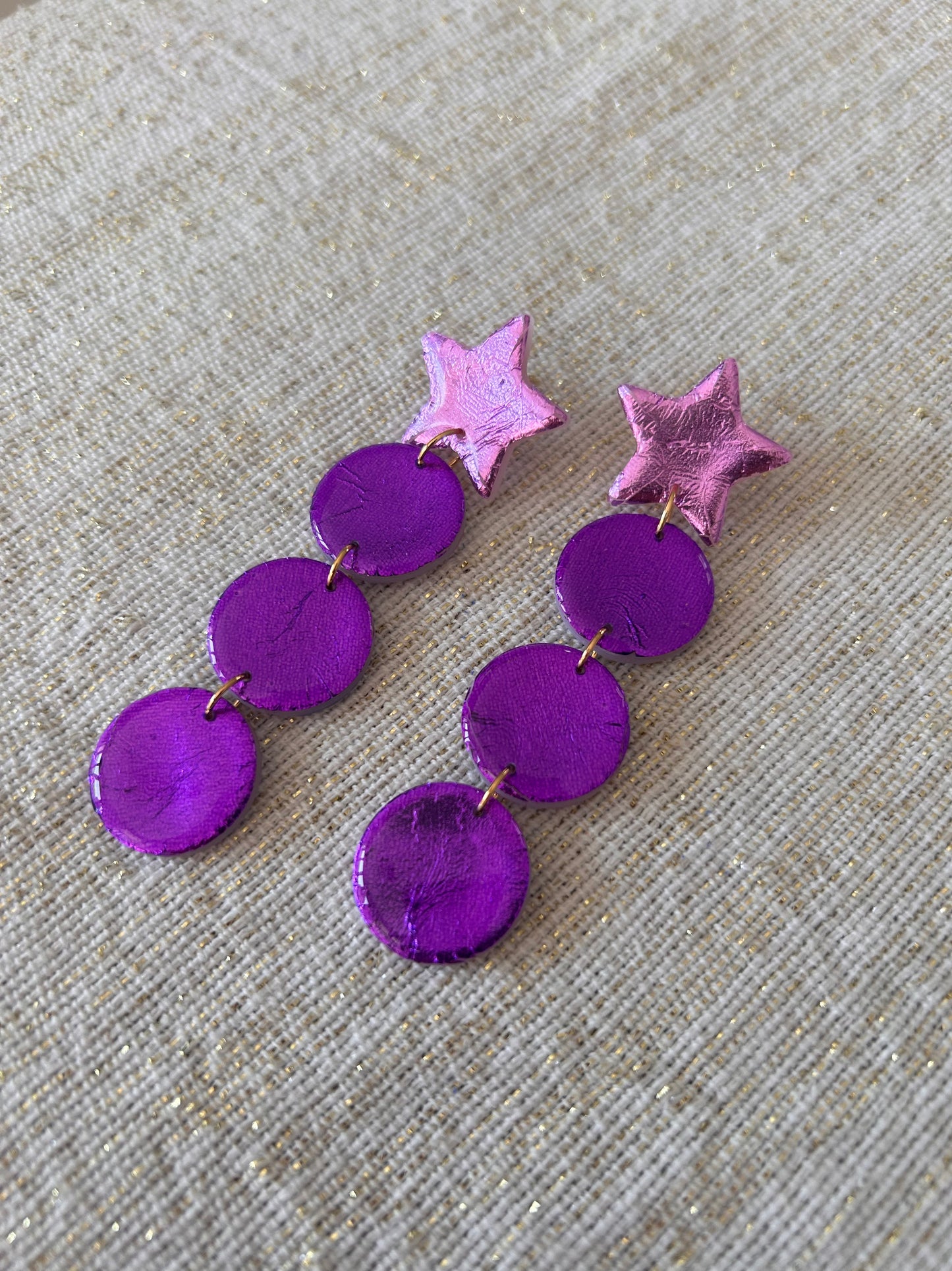 Boucles d’oreille DEEP PURPLE