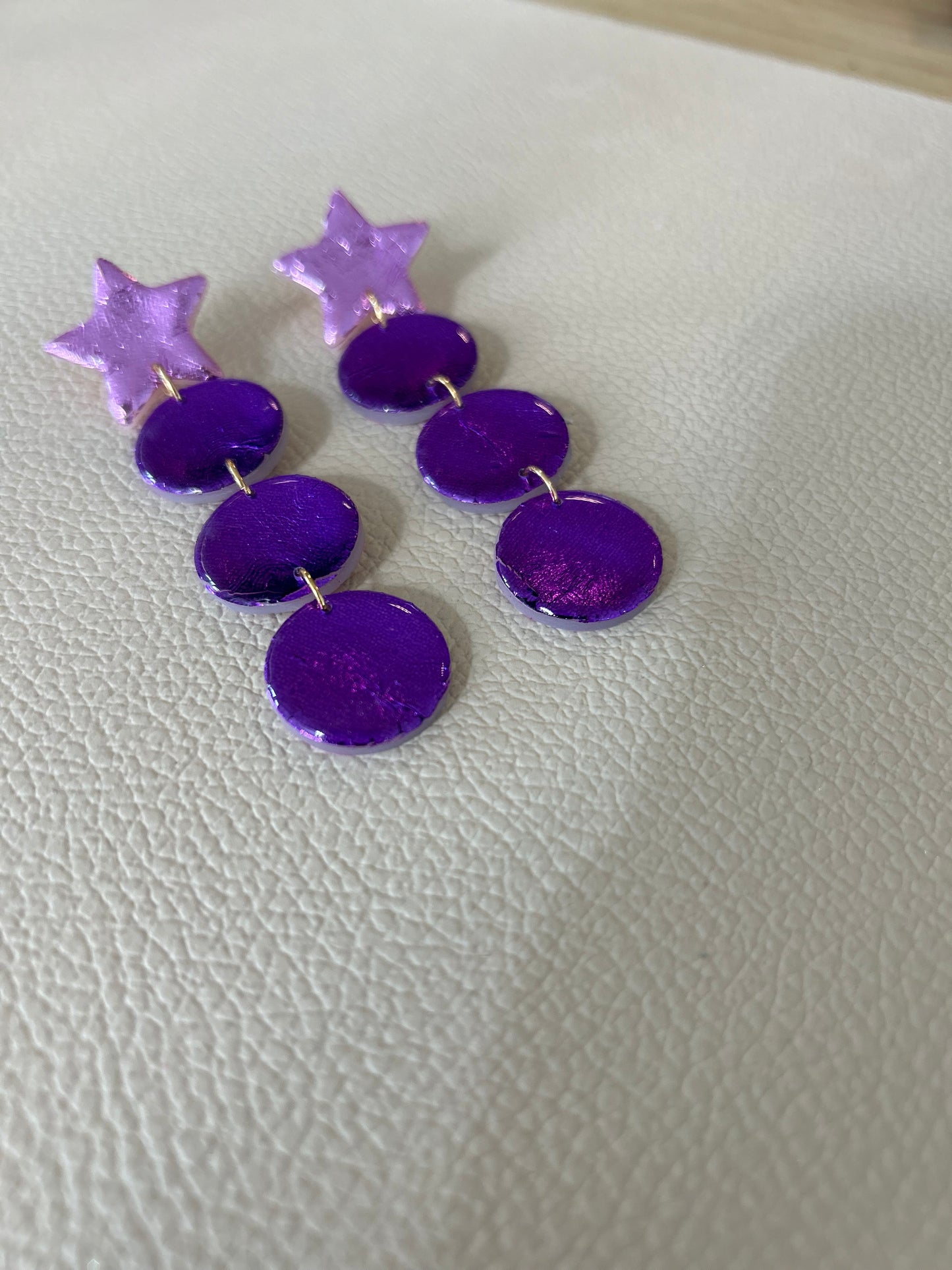 Boucles d’oreille DEEP PURPLE