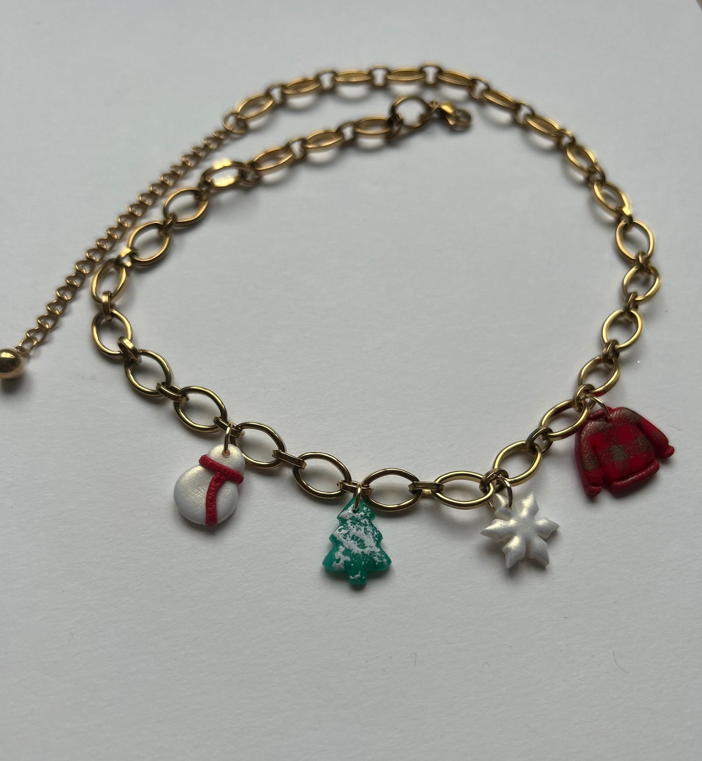 Collier personnalisable, thème NOËL