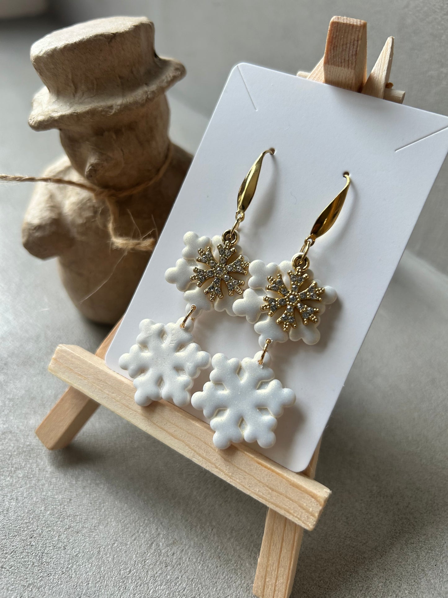 Boucles d’oreille Noël, SNOWSTAR