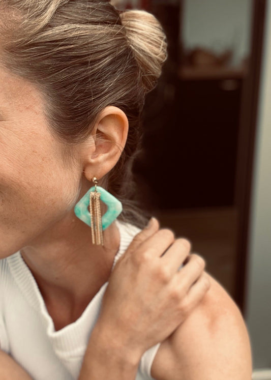 Boucles d'oreille Mint